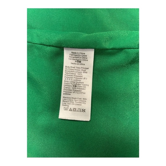 J. CREW Green Floral Women’s blouse size M - Picture 8 of 11